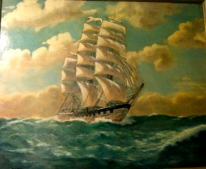 Dads replica of another artists work that he admired